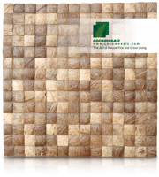 Natural Grain - Cocomosaic Coconut Shell Tiles